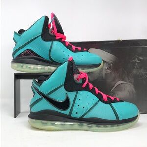 Nike Lebron VIII 8 QS South Beach  CZ0328-400 Men’s Sneakers - Size 7
